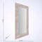 Accent Mirror | Rustic White Solid Wood Hand-Carved | Vintage Farmhouse Mirror | 36" x 72